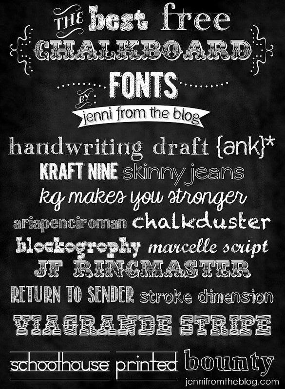 chalkboard font mac free download
